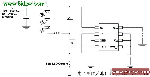 电子制作天地---SMD802LED驱动器应用电路