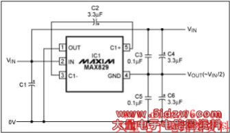 Figure 1. This compact and efficient charge-pump circuit implements a local dual-rail supply for single-rail systems.