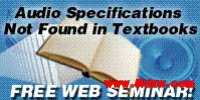 Sign up for this FREE web seminar. Learn how to identify, measure and resolve audio system issues.