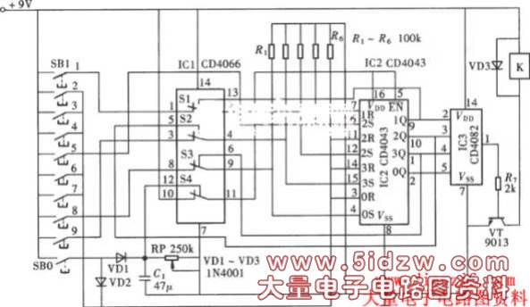 ʮλ뿪(CD4066CD4043)·