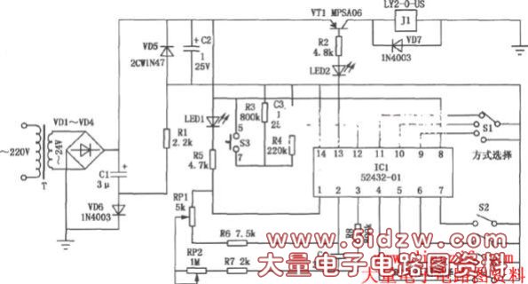 电子时间继电器电路