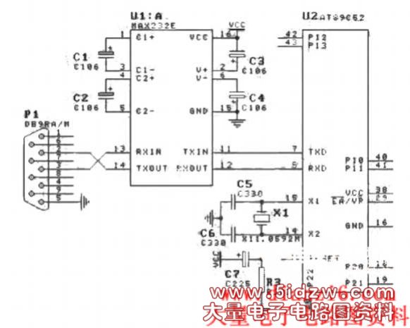 RS232电路图
