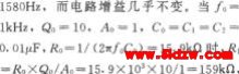 谐振频率调整范围