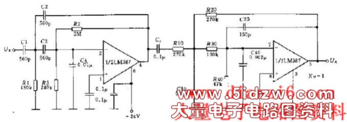 语音滤波器原理图