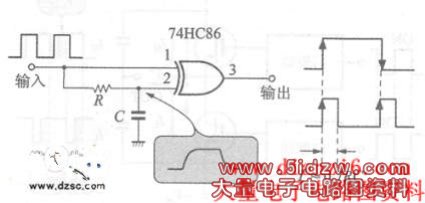 上升／下降双边沿检测电路