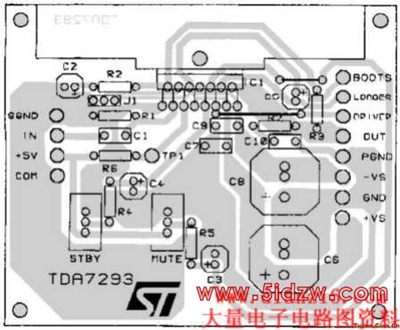 100W DMOS音频放大器TDA7293
