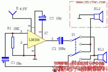 用LM386制作半双工对讲机