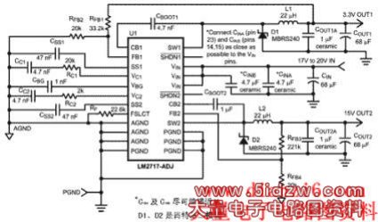 ˫ѹʽDC/DCתLM2717-ADJ