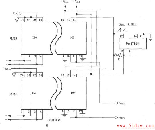 ISO103PWS750-1ɵĶͨͬ·