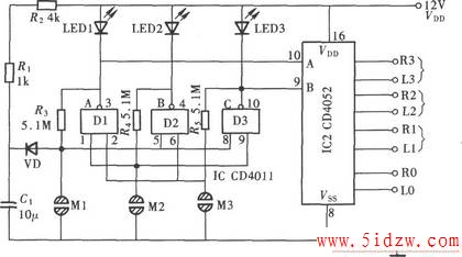 CD4052CD4011ɵĴʽ·Դл