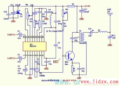 小型立体声调频发射机电路