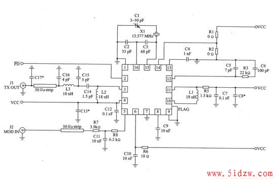 RF2514 AM/ASK/OOK 915/868 MHz