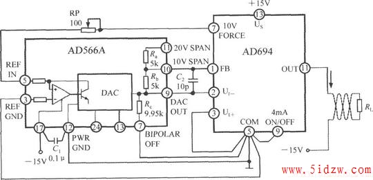 ๦ܴźŵAD694ģת(DAC)ĵӿڵ