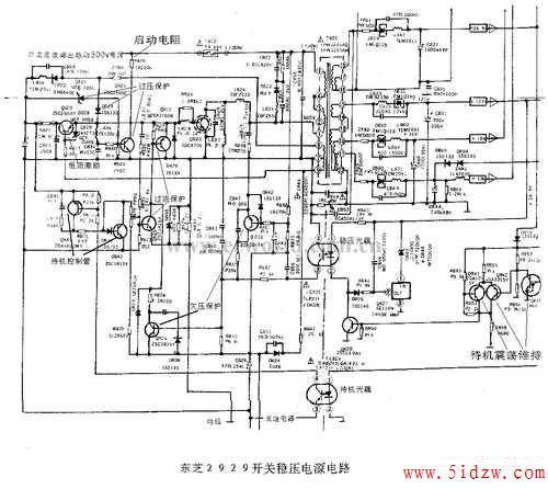 东芝2929彩电电源电路